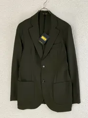 【未使用】giab's ジャブス ゴールド ウール ニット カーディガン 48 Java ニット セーター 「Javaジャバコラボ」着こなし自由自在