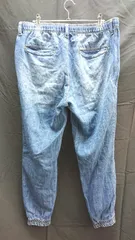 ◇ GAP ギャップ ウエストゴム ひも調節可能 デニム ジョガーパンツ サイズM ブルー系 レディース E  【1211150016301】