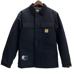 カーハート Carhartt トラディショナルコート 企業ロゴ ダック ジャケット ブラック Sサイズ 201MT-4607 VB
