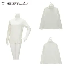 ヘンリークラブ HENRY Club レディース 秋冬 マイクロ杢ベア 長袖シャツ 142-21113のサムネイル