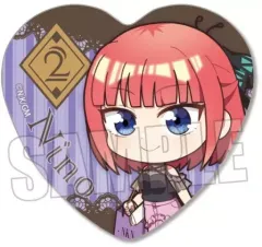 【中古】バッジ・ピンズ 中野二乃 ショッピングデートver. ハート缶バッジ 「映画 五等分の花嫁」