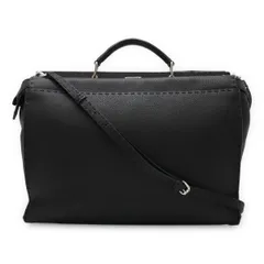 FENDI フェンディ セレリア ピーカブー バッグバグズ モンスター ビジネスバッグ ブリーフケース 2WAY ショルダー レザー ブラック 7VA388のサムネイル