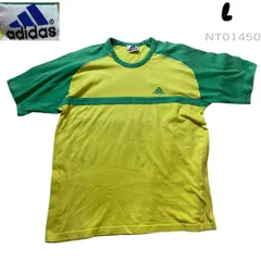 00sアディダス　パフォーマンス　ブラジル　ラグランTシャツL NT01450
