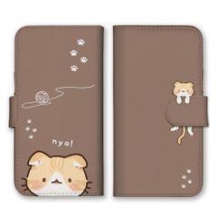 iPhone13 mini 케이스 수첩 형 아이폰 13 미니 스마트 폰 케이스 고양이 고양이 고양이 흰색 고양이 아메리칸 쇼트 헤어 8 치왓 스코티슈 폴드 페르시아 귀여운 くすみ 휴대 케이스 스마트 폰 커버 휴대 커버 무료 배송 컬러 02