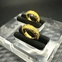 ハワイアン ジュエリー フープピアス ゴールド シルバー メンズ レディース プルメリア 両耳