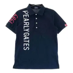 サイズ：3 PEARLY GATES パーリーゲイツ 2024年モデル 半袖ポロシャツ  ネイビー系 [240101541065] ゴルフウェア メンズ ストスト