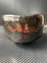 One様専用取り置き商品【陶器在庫入れ替えセール￥5.800→￥3.500】楽焼茶碗 黒楽茶碗 抹茶碗 お茶碗