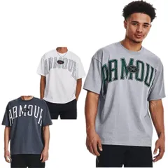 [アンダーアーマー] UA OVERSIZE SUMMIT HW SS White Steel XL [White Steel] [XL]