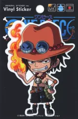 【中古】シール・ステッカー ポートガス・D・エース(SD) ビニールステッカー(ノーマルサイズ) 「ワンピース」