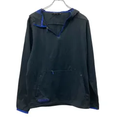 UNDER ARMOUR ロゴスウェット パーカー M ブラック アンダーアーマー ハーフジップ アームプリント 古着卸 アメリカ仕入 a709-6321