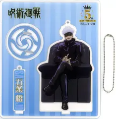 【中古】雑貨 五条悟 アクリルスタンドキーホルダー TaS 5周年記念イラスト 「呪術廻戦」 TOHO animation STORE 5周年記念出張所 in 渋谷マルイグッズ