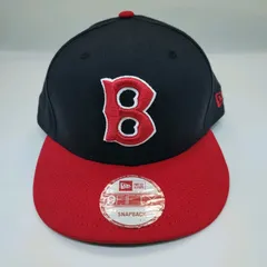 【NEW ERA】9FIFTY スナップバックキャップ ボストン・レッドソックス カラー：ネイビー×レッド