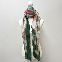 希少】イッセイミヤケ im product ひし形 プリーツスカーフ 総柄