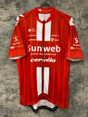 JF858 クラフト CRAFT 半袖 サイクルジャージ 赤 L Team Sunwebのサムネイル