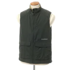 【中古】モンベル mont-bell ナイロン メッシュ ベスト ダークグリーン【サイズM】【メンズ】のサムネイル