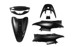 新品 バイクパーツセンター(Bike Parts Center) ホンダ ライブDio AF35-II(シャッター式)カウル6点セット 外装 ブラック 3079