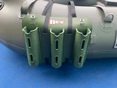 チューブに巻き付け、BEE３連ロッドホルダー