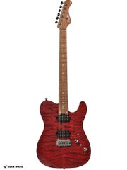 Bacchus バッカス エレキギター キルトトップモデル TACTICS24-QM RSM/M REDS