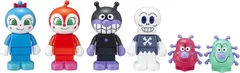 【新品】バンダイ  BlockLabo ブロックラボ アンパンマン ブロックといっしょに遊べるばいきんまんとなかまたちブロックドールセット