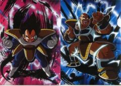 [중고] 클리어 파일 베지터 / 나파 A4 클리어 파일 세트 (2 장 세트) [이치 반 쿠지 드래곤 볼 Rising Fighters with DRAGONBALL LEGENDS] I상