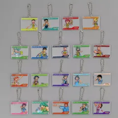 【中古】キーホルダー 全19種セット SNS風カードキーホルダー 「連載15周年突破記念 超!弱虫ペダル展 名古屋ステージ 開催記念 1000円くじ」 3等 アクリルキーホルダー賞