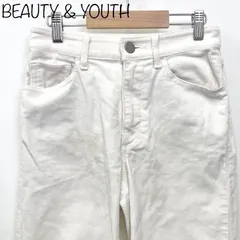 【BEAUTY & YOUTH UNITED ARROWS】コーデュロイスキニーパンツ　ホワイト　S
