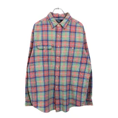 Polo by Ralph Lauren ポロ ラルフローレン 長袖シャツ マドラスチェック マルチカラー(メンズ XL)中古 古着 V1577