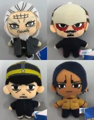 【中古】ぬいぐるみマスコット・ぬいぐるみバッジ 全4種セット モアプラスマスコットVol.2 「ゴールデンカムイ」