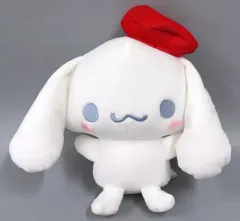 【中古】ぬいぐるみ シナモロール ゆるかわ サンリオキャラクターズ Mぬいぐるみ“シナモン・みるく” vintage red 「サンリオキャラクターズ」