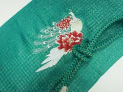 【一輝堂】和装小物 帯揚げ帯締めセット 帯揚 帯締 振袖用 刺繍 丸組 撚り房 金糸 25w10-12827