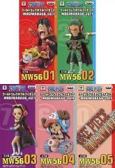 [중고] 피규어 전 5종 세트 [원피스] 월드 콜렉터블 피규어-MUGIWARA56-Vol.1