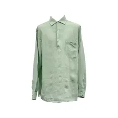 Loro Piana ロロピアーナ オリーブ色 長袖シャツ サイズ40 Loro Piana ロロピアーナ オリーブ色 長袖シャツ サイズ40