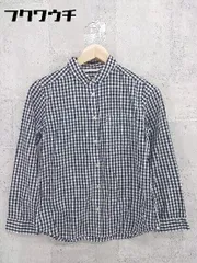 ◇ URBAN RESEARCH DOORS アーバンリサーチ ギンガムチェック レディース シャツ サイズOne ホワイト ブラック レディース 【中古】 【1002801417673】