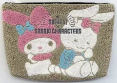 【中古】バッグ うさぬい×マイメロディ サガラビッグポーチ 「最遊記×サンリオキャラクターズ POP UP SHOP」 通販限定