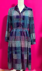 【古着】レディース ロングワンピース【レトロ】