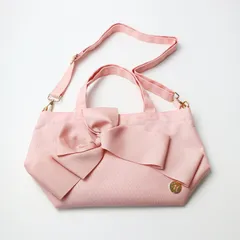 M'S GRACY - 未使用 エムズグレイシー M'S GRACY リボン付きトートバッグ/ピンク ポリエステル 2way ショルダーバッグ【2400014249415】の通販  by TRESOR ラクマ店｜エムズグレイシーならラクマ