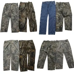 古着卸 まとめ売り Wrangler ラングラー デニム パンツ 8枚セット (メンズ W40 /W42 /W44 ) リアルツリー柄  アメカジ 中古 古着 NA5869
