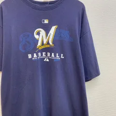 古着　XL　マジェスティック 00s　MLB　半袖　Tシャツ　メジャーリーグ　ベースボール　紺　ヴィンテージ　大きいサイズ　ビッグサイズ