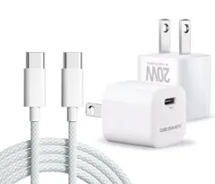 PDミニ充電器 20W 超小型 USB-C 急速 iPhone 対応　type-c to type-c 1Mケーブル付