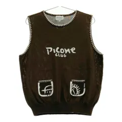 新品ピッコーネ中綿ロングベストカバーワンピースノーカラーマフラー付