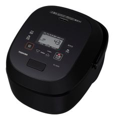 TOSHIBA(東芝) 炊飯器 炎匠炊き 5.5合 RC-10VRV(K) グランブラック 真空IH rice cooker 日本製 真空ひたし 真空保温白米40時間 [5.5合] [真空IH]