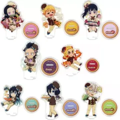 【中古】アクリルスタンド・アクリルパネル 全8種セット 「鬼滅の刃×ufotable Cafe×マチ★アソビCAFE バレンタイン＆ホワイトデーイベント2025 後期 ランダムアクリルスタンド」