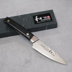 【★数量限定★　新品未使用　ダマスカス包丁　パーラーナイフ　和 NAGOMI　黒　海外モデル　送料無料】