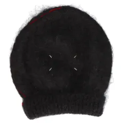 Maison Margiela (メゾンマルジェラ) 18AW モヘアウール ニットキャップ ビーニー ブラック S51TC0007のサムネイル