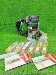 ◎リョービ(RYOBI) 電子トリマ TRE-60V 軸径6mm ビットおまけ多数 モータ異音無し 動作確認済みのサムネイル