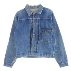 Levi's リーバイス ヴィンテージ オリジナル 506XX 1st 刻印ツメ ドーム型 針無し 片面均等V デニムジャケット インディゴブルー系【中古】