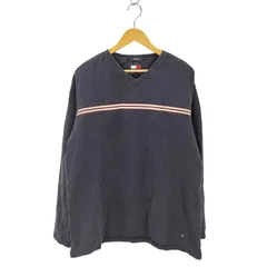 トミーヒルフィガー TOMMY HILFIGER 00s ロゴ刺繍 Vネックカットソー メンズ import：XL 