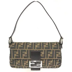 フェンディ マンマバゲット ズッカ柄 キャンバス ショルダーバッグ ABランク 中古