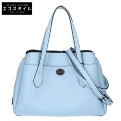 COACH コーチ 91740 ブルー ローラ キャリーオール 30