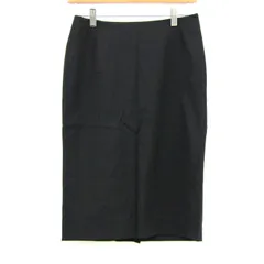 セオリー タイトスカート ボトムス ウール ストレッチ 日本製 レディース ブラック theory 【中古】